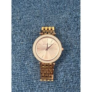 Michael Kors Rose Gold Crystal Bezel Women's Watch MK3192 Sparkling Elegant